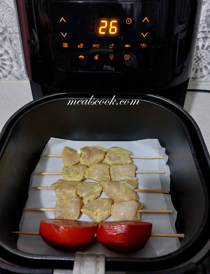 chicken kabobs in air fryer recipe