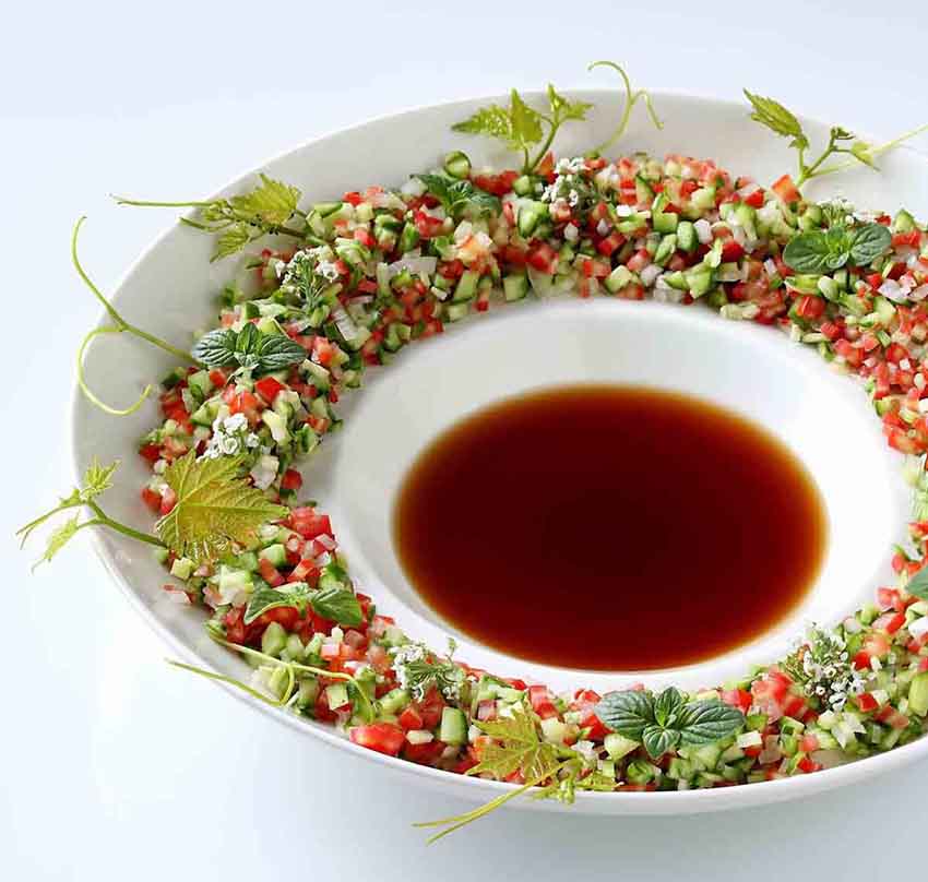 salad shirazi or shirazi salad