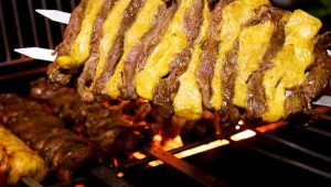 grilling kabab bakhtiari