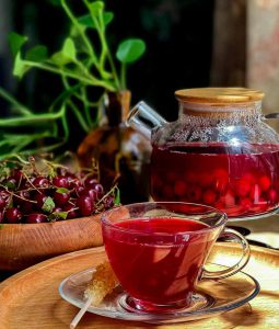 How to make persian sour cherry tea with dried sour cherry