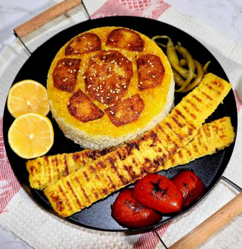 persian Chicken Koobideh Kabob recipe