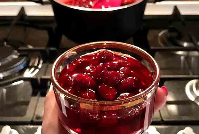 Cornelian Cherry Jam or moraba zoghal akhteh recipe