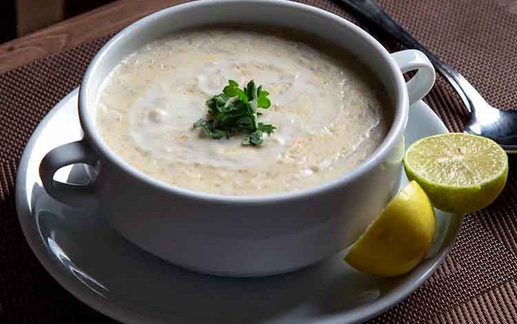milk soup with chicken