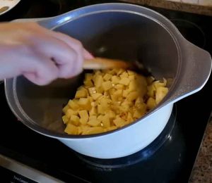 add potato to sauce