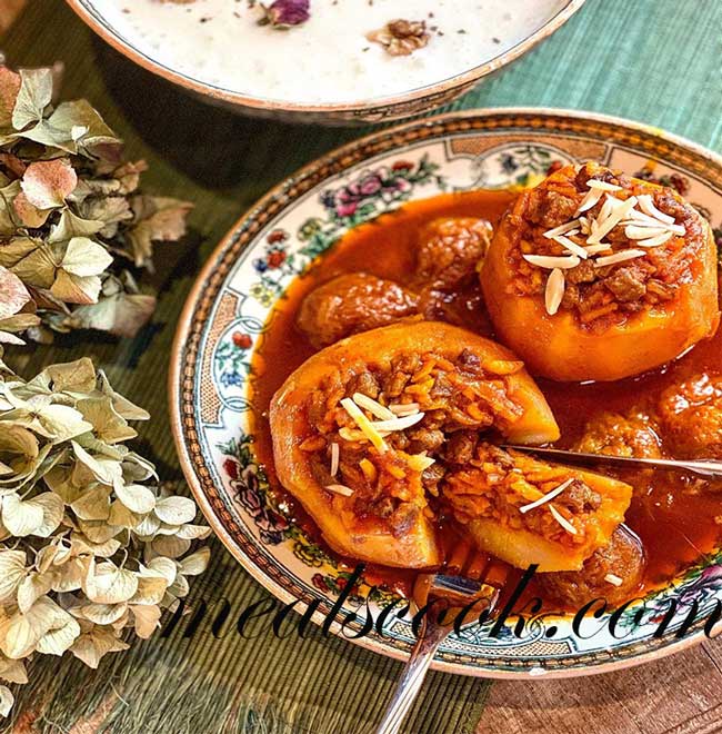 persian stuffed quince