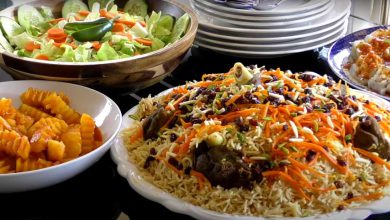 Persian food with Afghan Food
