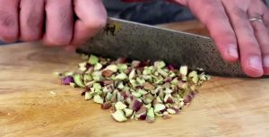 chop pistachio