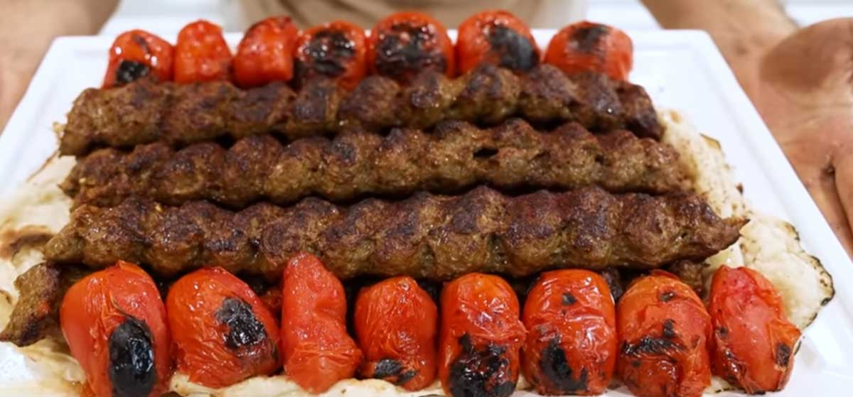 kabab koobideh with ground beef