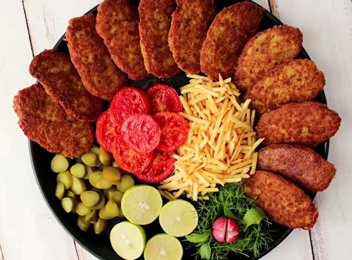 kotlet with ground beef