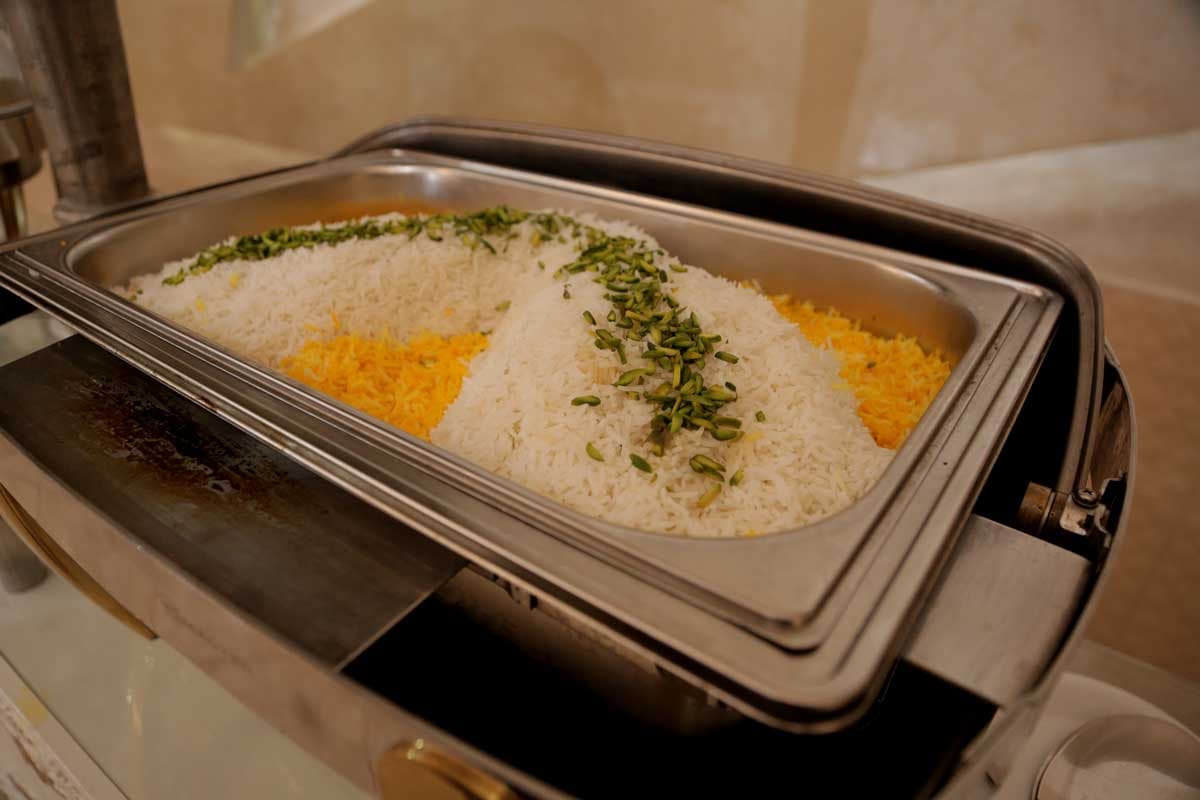 Persian rice for weddings